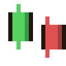 Candlestick chart icon